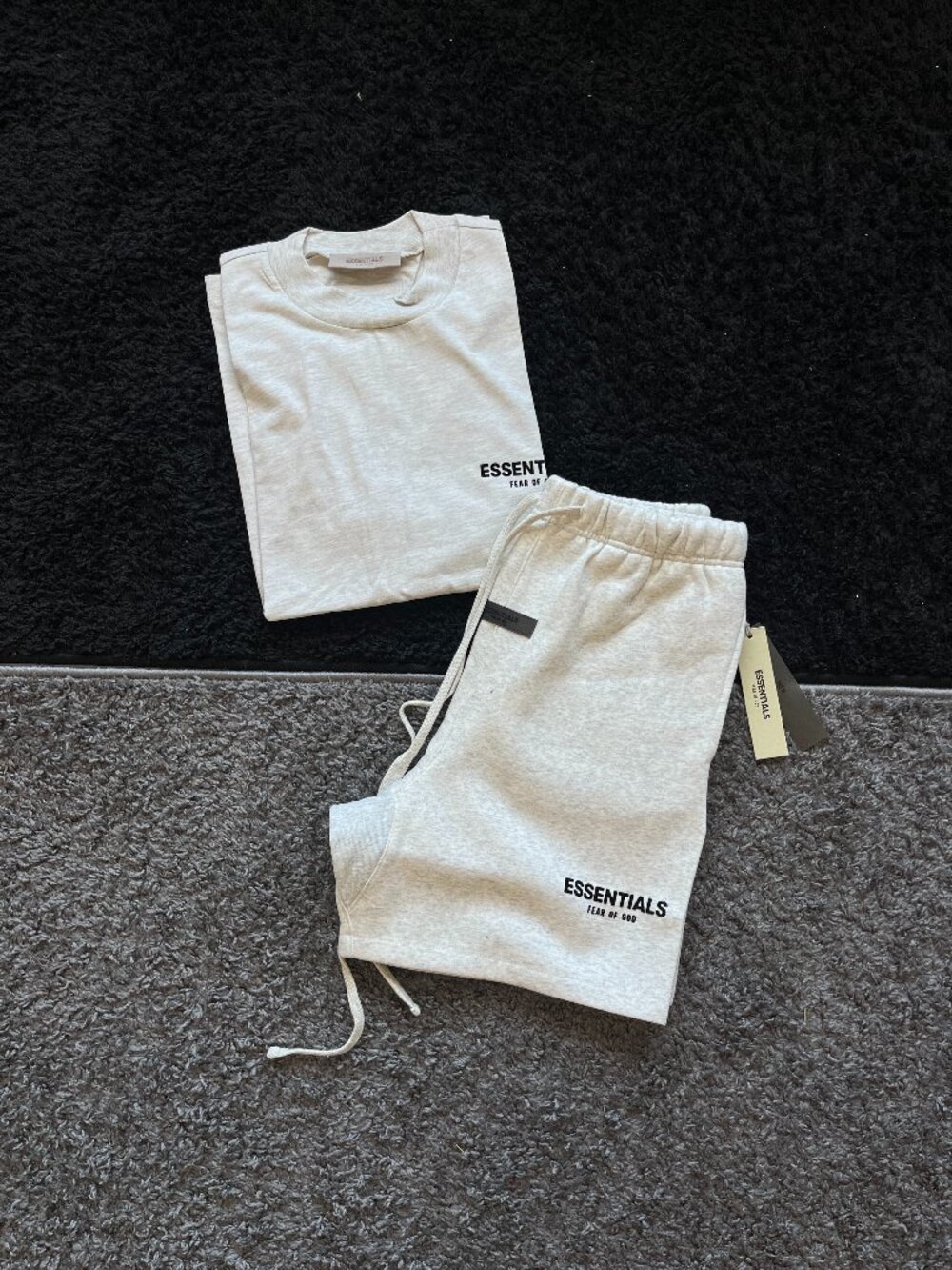 Fear Of God Essentials Light Oatmeal Set - Picture 2 of 2